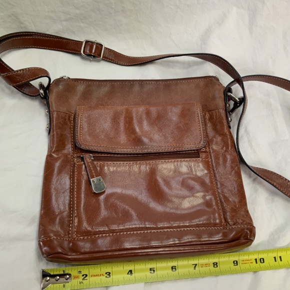 Brown Leather Crossbody Bag by Giani Bernini - Picture 2 of 11